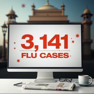 India Sees Flu Surge: Delhi Tops with 3,141 Cases