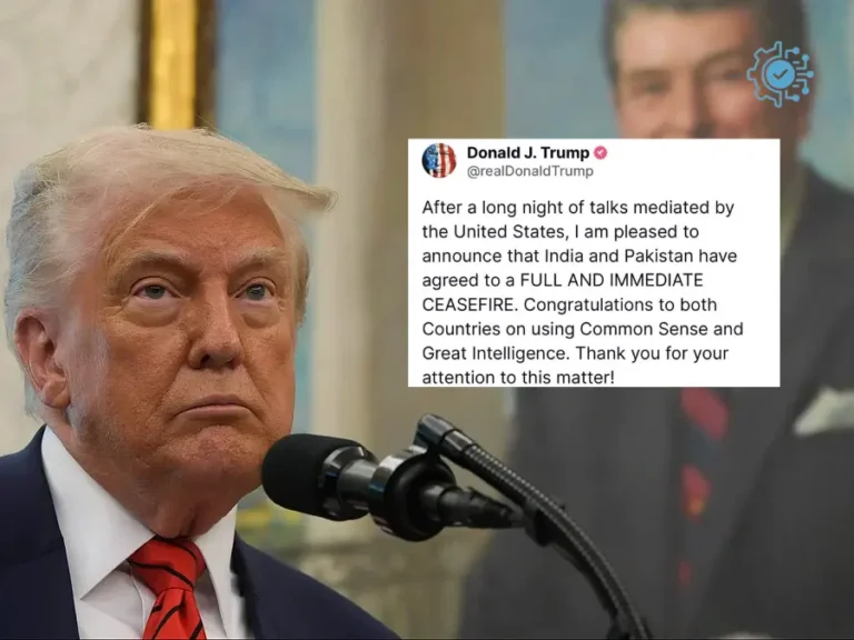 Trump Announces Immediate India-Pakistan Ceasefire After Intense Overnight Talks